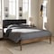 Baxton Studio Ember Dark Grey and Brown Finish Wood Queen Size Platform Bed 135-7388 - alternate 6